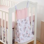 beeweed 4-Piece Crib Bedding Set for Boys Girls, Soft Baby Bedding Set Including Blanket, Crib Skirt, Crib Sheets & Diaper Stacker - Image 3